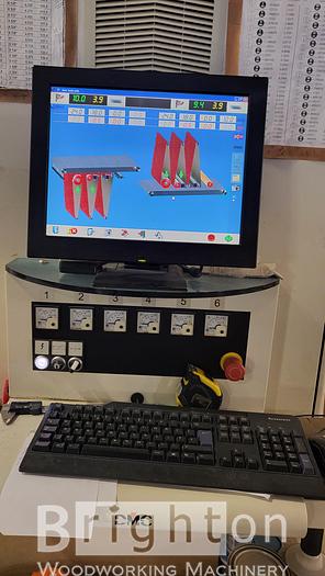 Used 2007 DMC Unisand K used top and bottom widebelt sander. #BBM2472