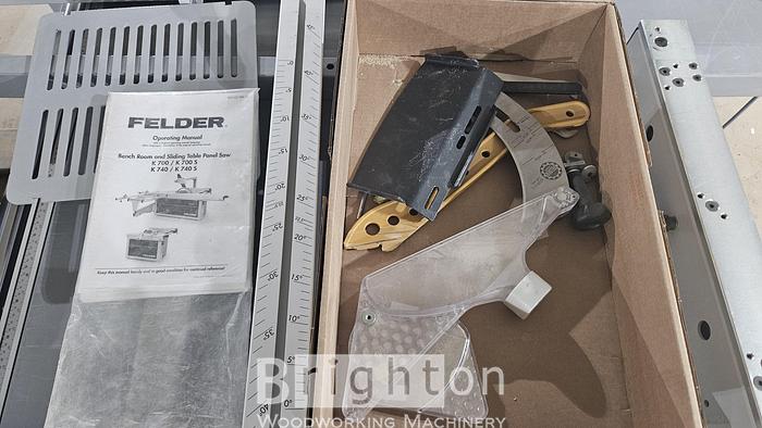 Used 2022 Felder K 700 S lightly used sliding table saw #BM2656