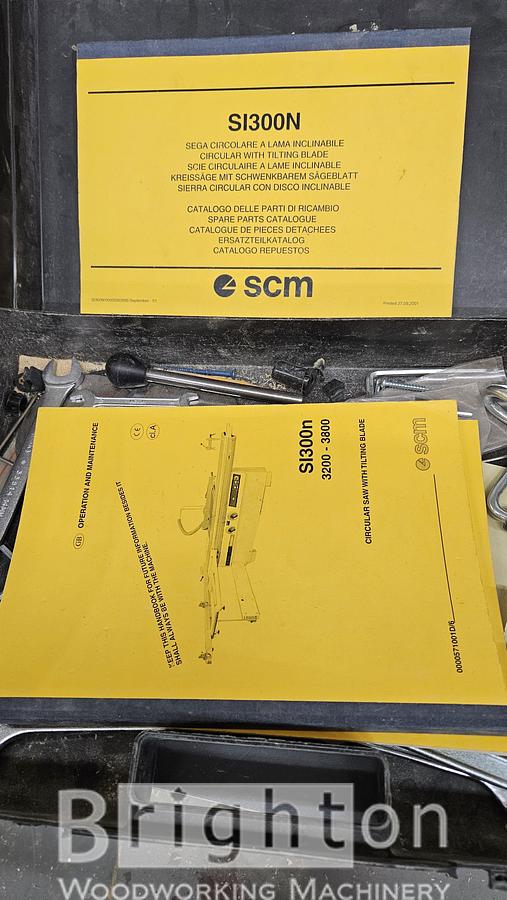 Used 2002 SCM SI300N, Used 10ft sliding table saw #BM2725