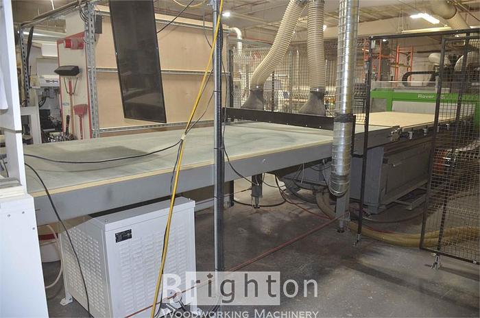 Used 2010 Biesse Rover Gantry 512 CNC Router with Load/Unload System and Auto Label #BM2438