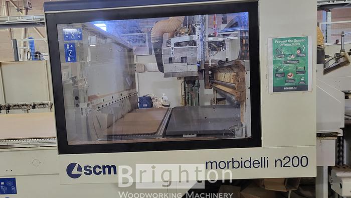 Used SCM Morbidelli n200 used Load/offload cnc with 29 tool ATC #BBM2471