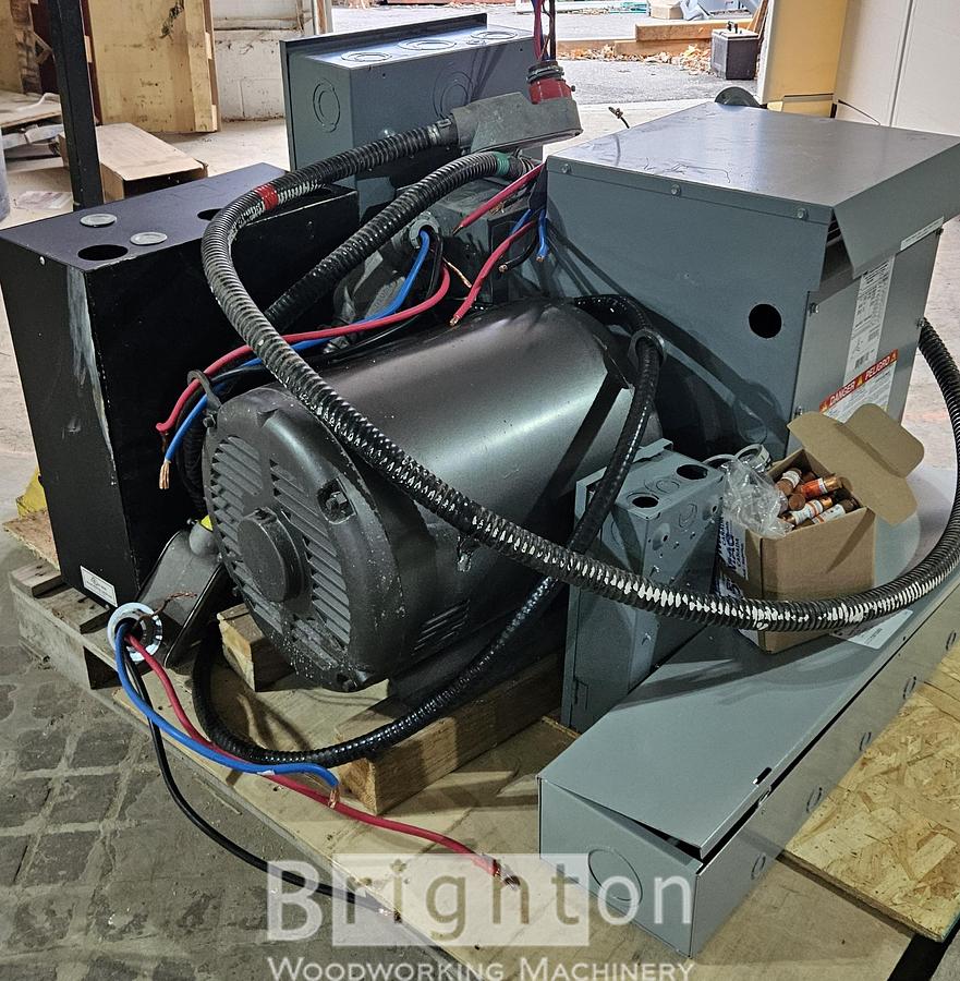 Used American Rotary Used heavy duty rotary phase converter in mint condition. System will be removed from the wall and prepared on a skid for shipping. #BM2866