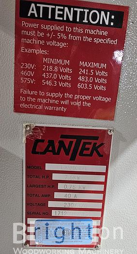 Used 2019 Cantek MX350 Used Edgebander with premilling #BM2617
