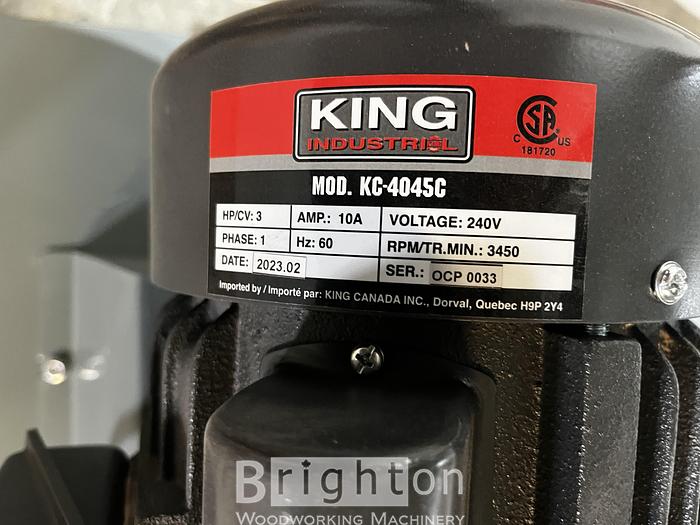 Used 2023 King KC-4045C Used 3HP Dust Collector #CBM2584