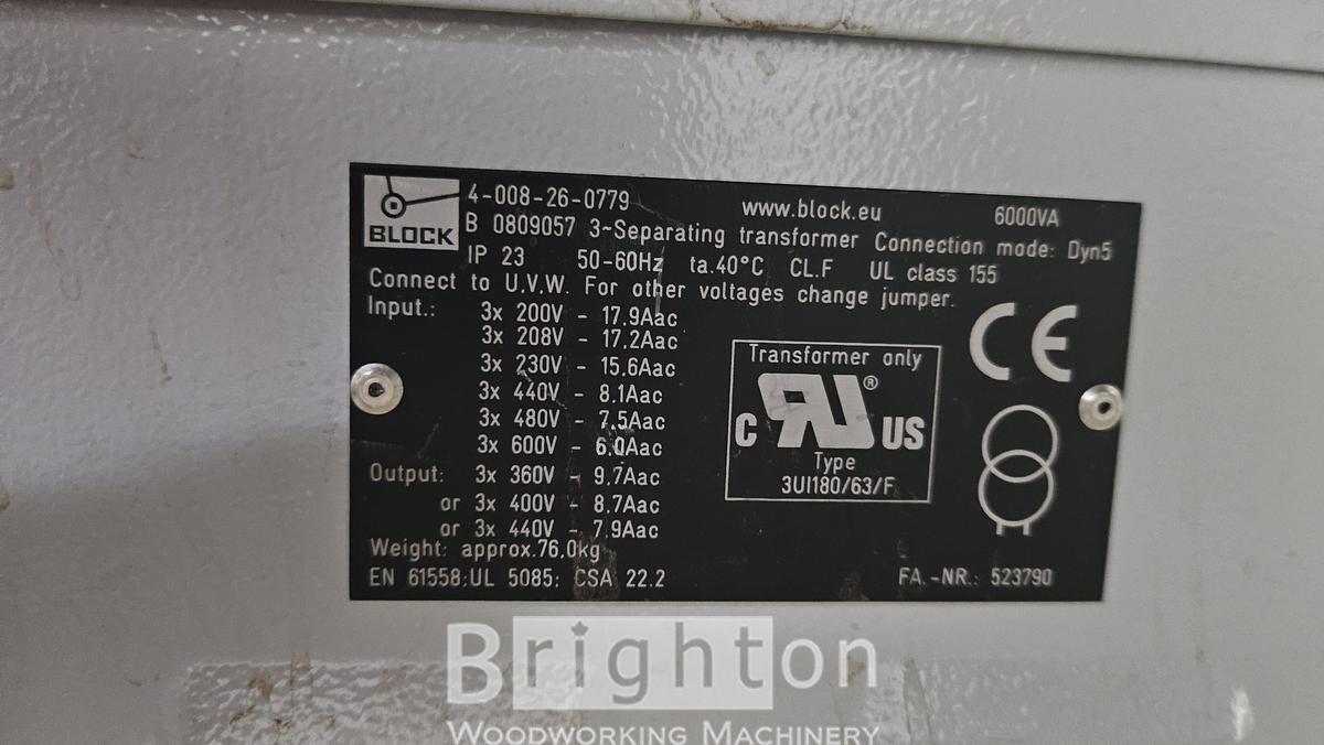 Used 2015 Brandt Ambition 1110, KDF 110 Edgebander used edgebander with Pre-Milling #BM2729