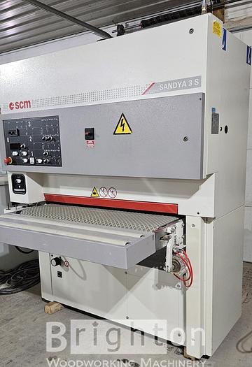 Used 2009 SCM Sandya 3s used 37 inch, 2 head widebelt sander #BM2668