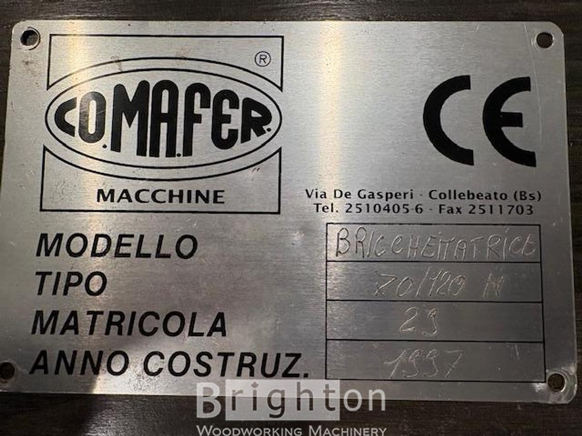 Used 1997 Comafer Briceheitatrice  70/120N used Briquetting Machine #BBM2755