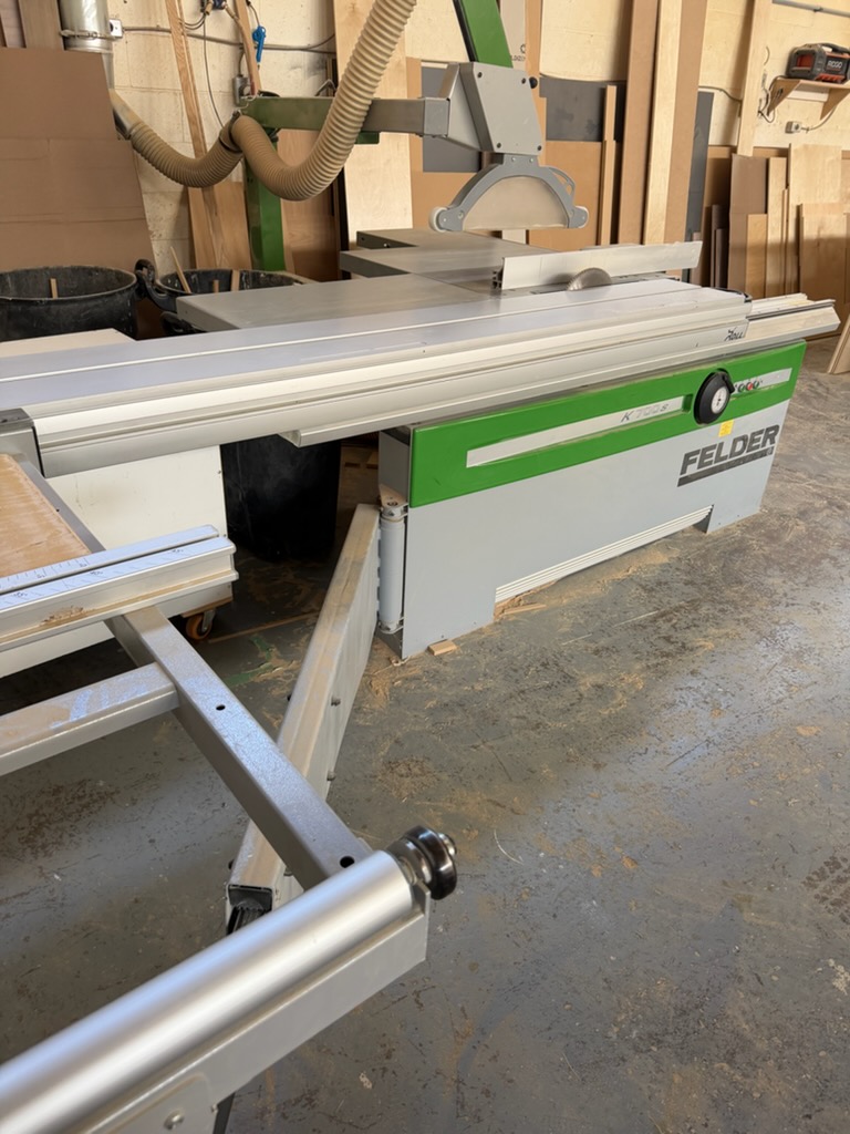 Used 2013 Felder K700s Sliding Table Saw used sliding table saw, Single Phase #BM2831