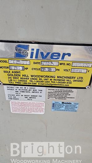 Used 2002 Silver SLS-735 Shaper with Feeder #BM2680