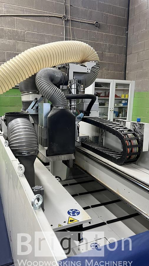 Used 2024 SCM X200, very lightly used 5 x 10 nesting flat table CNC machine. #BBM2834