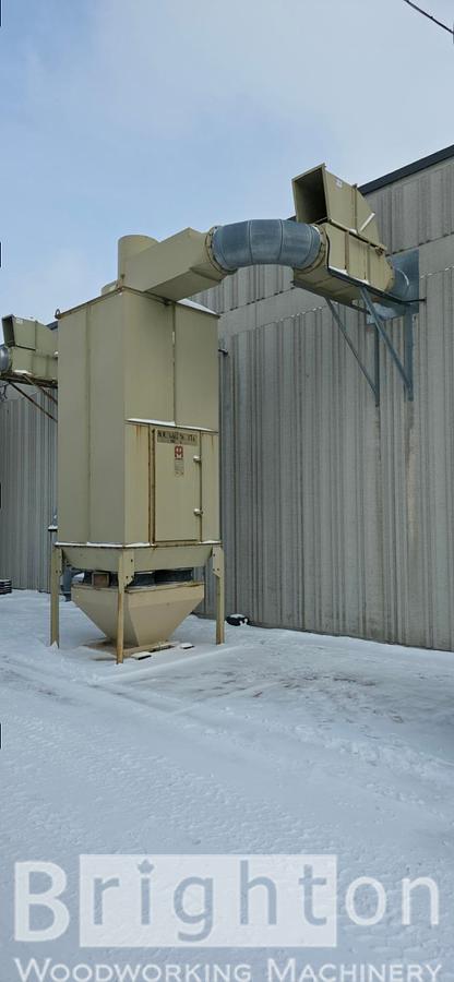 Used Murphy MKA-750 used dust collector With Dumpster Bin #BBM2761