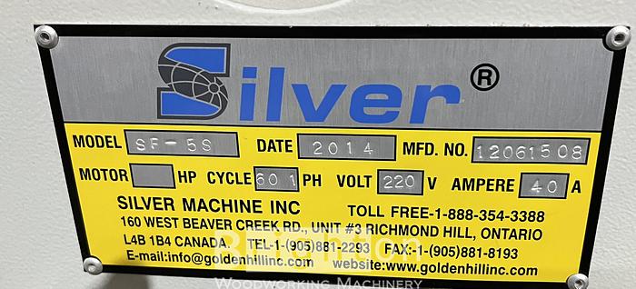 Used 2014 Silver SF-5S Used Edgebander #BBM2469