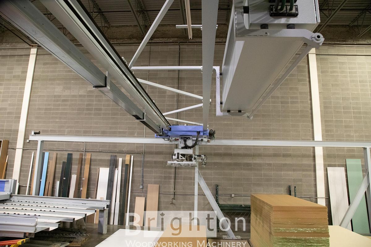 Used 2017 Homag HOMAG INTELLISTORE TLF211/9/16 (2017) With HOLZMA HPP230/38/38 BEAM SAW(2013) #BBM2858