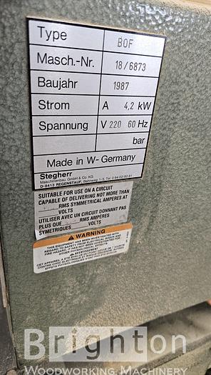Used 1987 Stegherr BOF used arch moulder #BBM2692