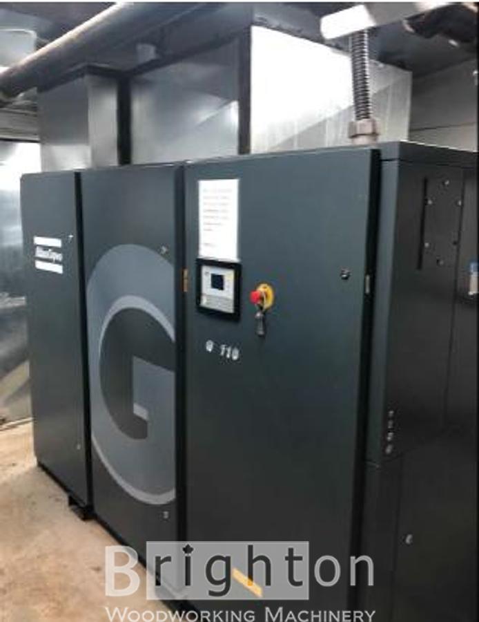 Used 2019 Atlas Copco G110 660 CFM Compressor with Refrigerant dryer #BBM2756