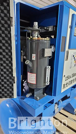 2023 BH Engineering (NEW) 20 HP Air Compressor with air dryer and holding tank. #NBM2391