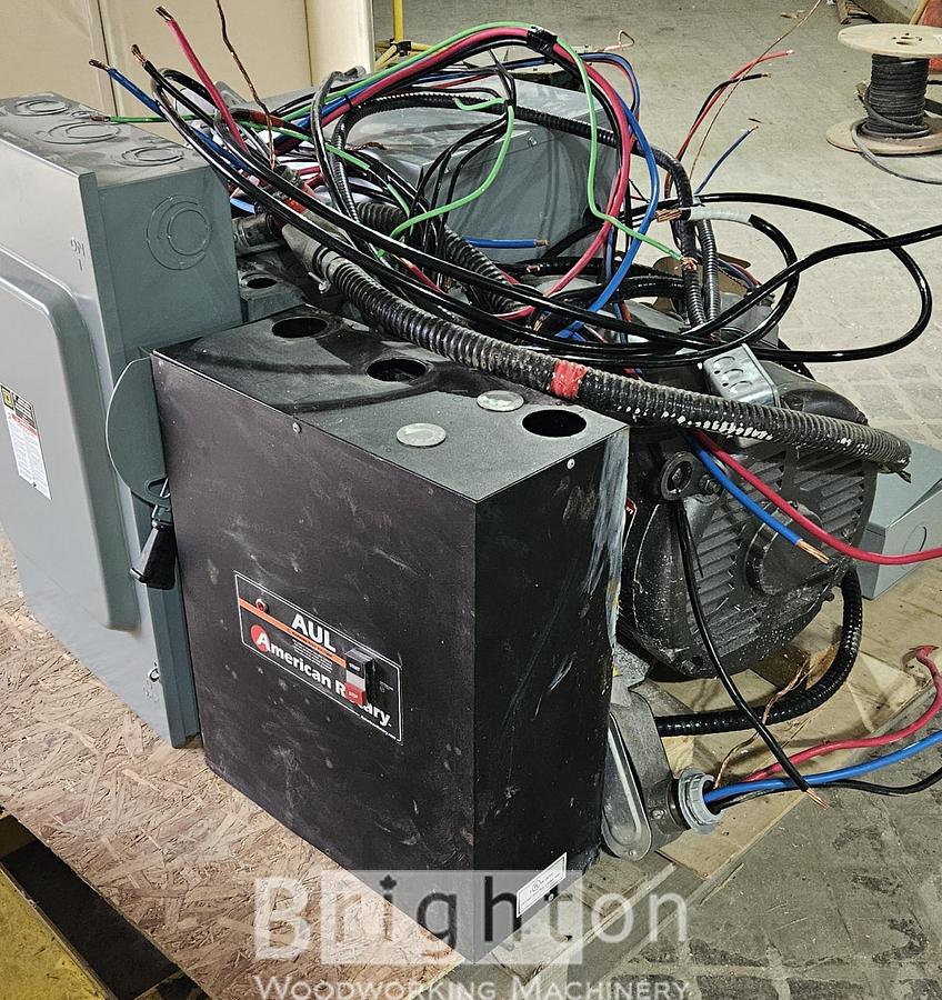 Used American Rotary Used heavy duty rotary phase converter in mint condition. System will be removed from the wall and prepared on a skid for shipping. #BM2866