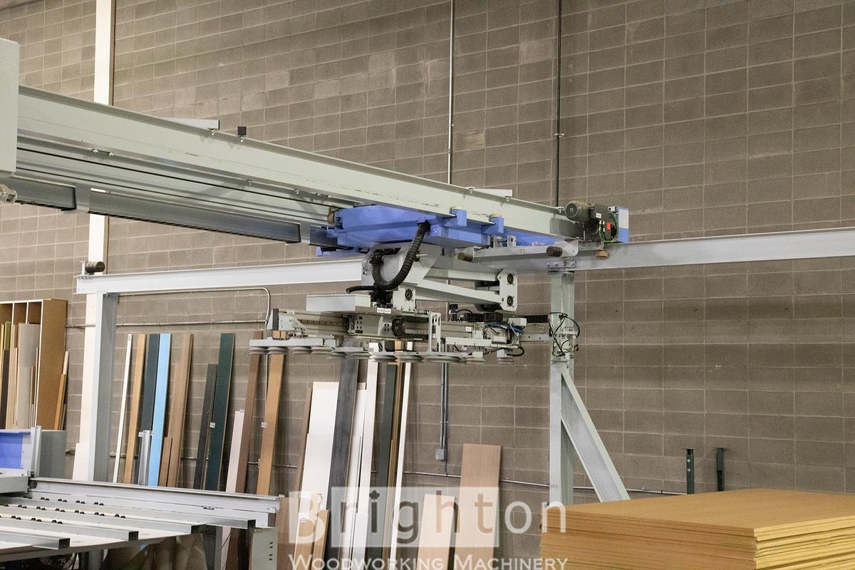 Used 2017 Homag HOMAG INTELLISTORE TLF211/9/16 (2017) With HOLZMA HPP230/38/38 BEAM SAW(2013) #BBM2858
