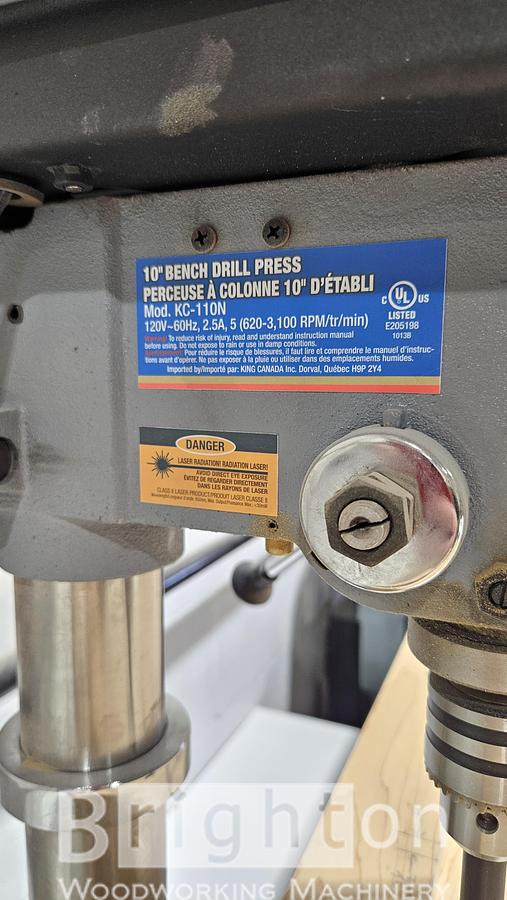Used 2021 King KC-110N lightly used drill press, 1 person shop #BBM2875