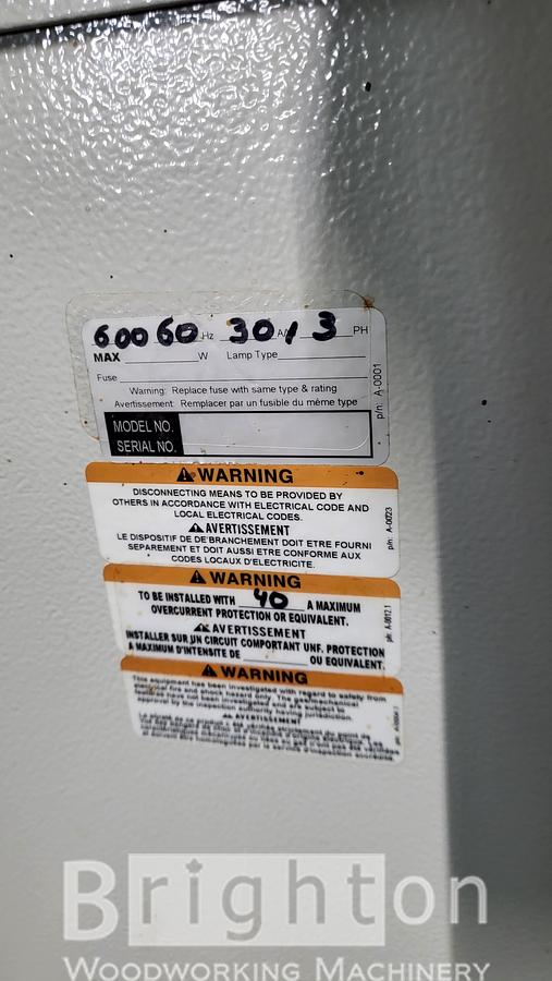 Used 2008 Biesse Rover A 3.40FT 4'x12' Used CNC Router with Vacuum Pump #BM2448