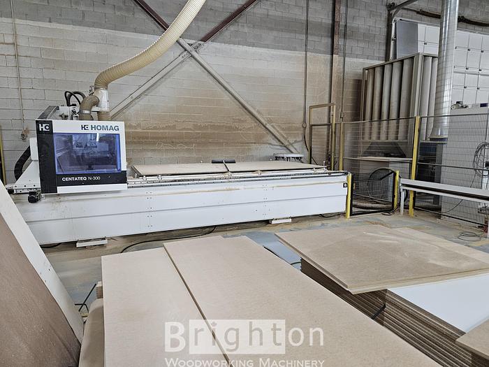 Used 2018 Homag Weeke N-300 Used CNC with Vac pump and transformer #BM2510