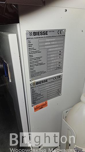 Used 2016 Biesse Akron 1440A used edgebander with Corner Rounding and Premilling ++ #BM2661