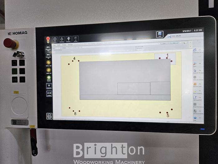 Used 2018 Homag Weeke N-300 Used CNC with Vac pump and transformer #BM2510