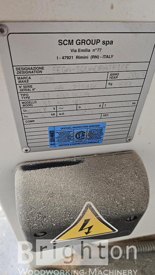 Used 2013 SCM SI400 nova used 10' sliding table saw #BM2728