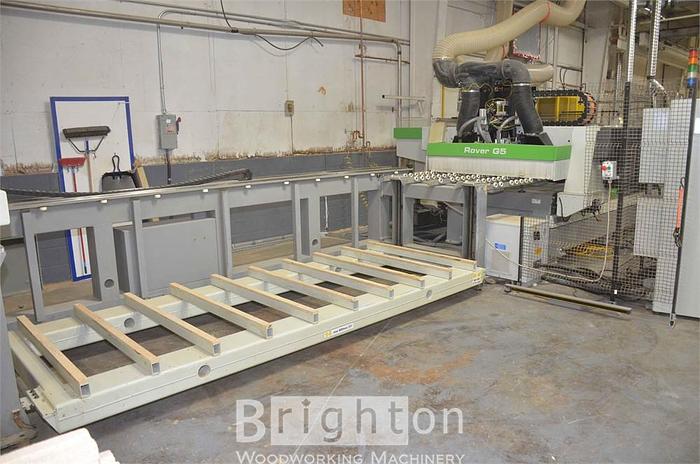 Used 2010 Biesse Rover Gantry 512 CNC Router with Load/Unload System and Auto Label #BM2438