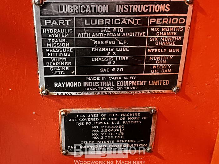 Used Johnston Equipment model 810 Used Electric Forklift #BM2624