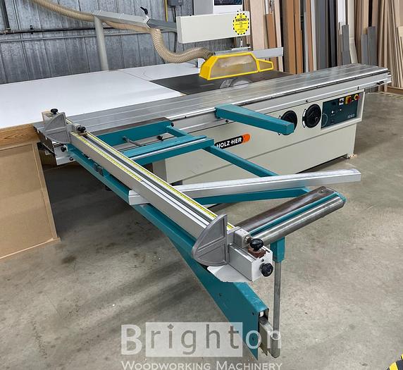 Used 1998 Holzher 1243 used 10ft sliding table saw #BM2640