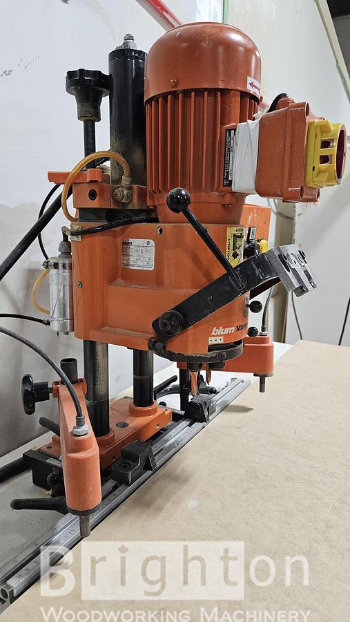 Used 1988 Blum M51.1053 used Minipress hinge machine #BBM2847