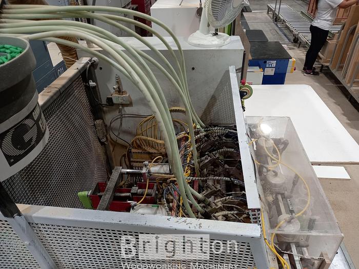 Used 2002 Gannomat 0410/S Elite 25 used drill and dowel machine #BBM2468