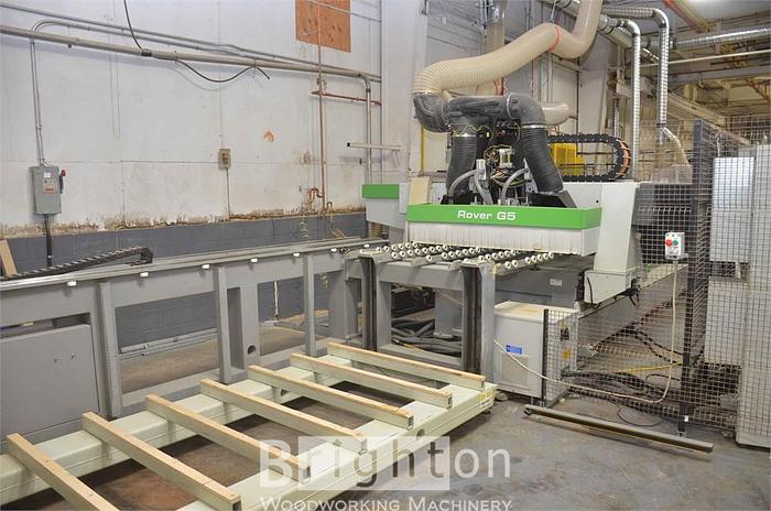Used 2010 Biesse Rover Gantry 512 CNC Router with Load/Unload System and Auto Label #BM2438