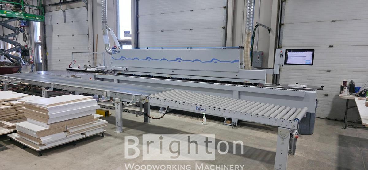 Used 2014 Homag Brandt Highflex 1650 (KDF 650) used edgebander with Boomerang return conveyor #BBM2762