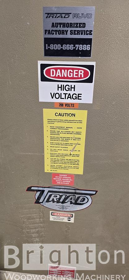 Used 2000 Traid  Ruvo CNC Smart Stair router with rollers conveyors #BBM2784