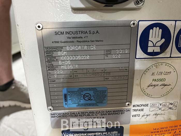 Used 2019 SCM ME35TR Used Edgebander #BM2553