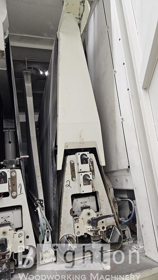 Used 2009 SCM DMC, model USK 1650 PS, 2 head widebelt sander with 65 inch capacity #BBM2740
