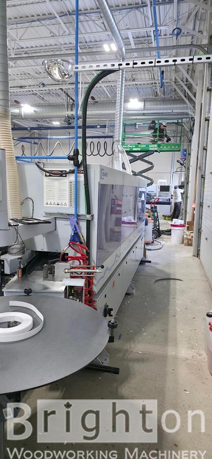 Used 2014 Homag Brandt Highflex 1650 (KDF 650) used edgebander with Boomerang return conveyor #BBM2762