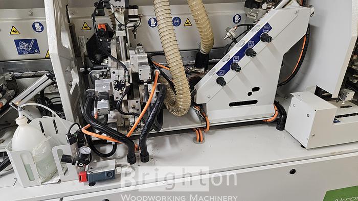 Used 2017 Biesse Akron 1440A used edgebander with Corner Rounding and Premilling ++ #BM2661