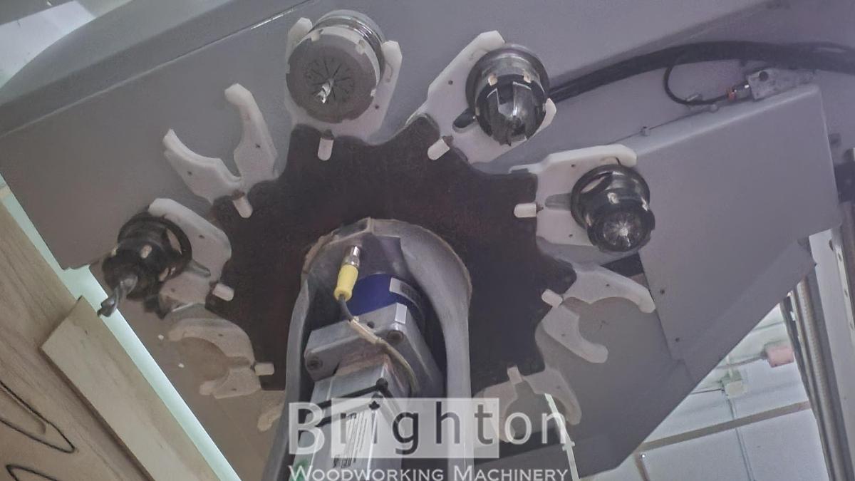 Used 2008 Biesse Rover A 3.40FT 4'x12' Used CNC Router with Vacuum Pump #BM2448