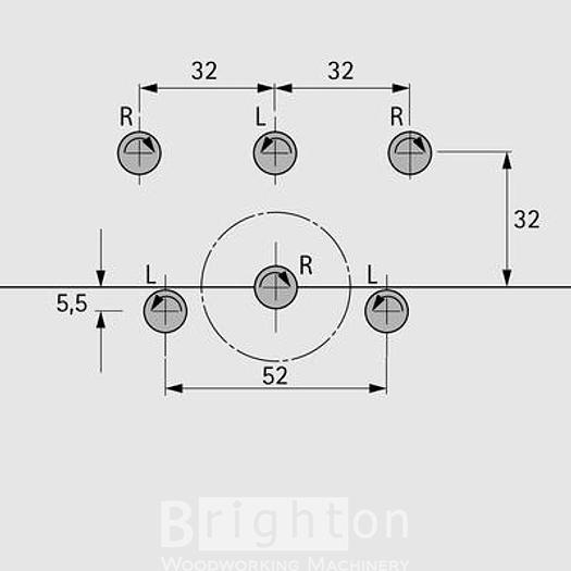 Used 2018 Hettich BlueMax Mini Type 3 Used Hinge Machine #BM2601