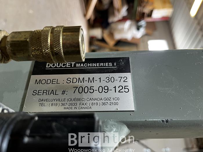 Used Doucet SDM-M-1-30-72 Used Mitre Door Clamp #BM2593