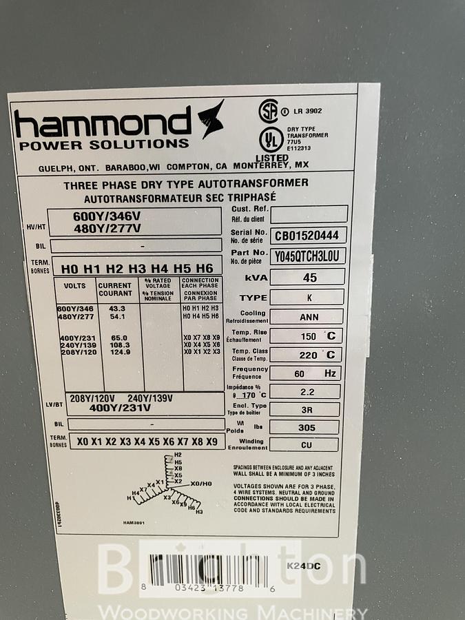 Refurbished 1985 Guilliet (La Corroyeuse) KXY 180 4-Head Moulder/Planer #BBM2799