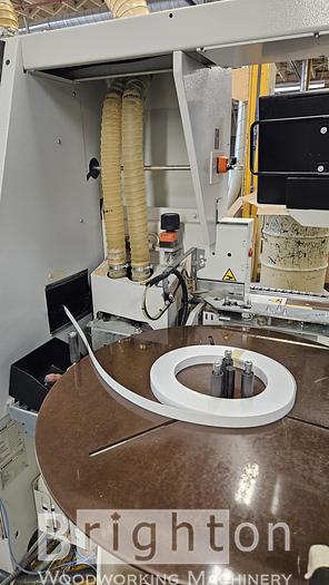 Used 2017 Biesse Akron 1440A used edgebander with Corner Rounding and Premilling ++ #BM2661