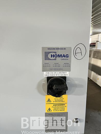 Used 2017 Homag MPH410/25/07 Used Case Clamp c/w 600V transformer #BM2425