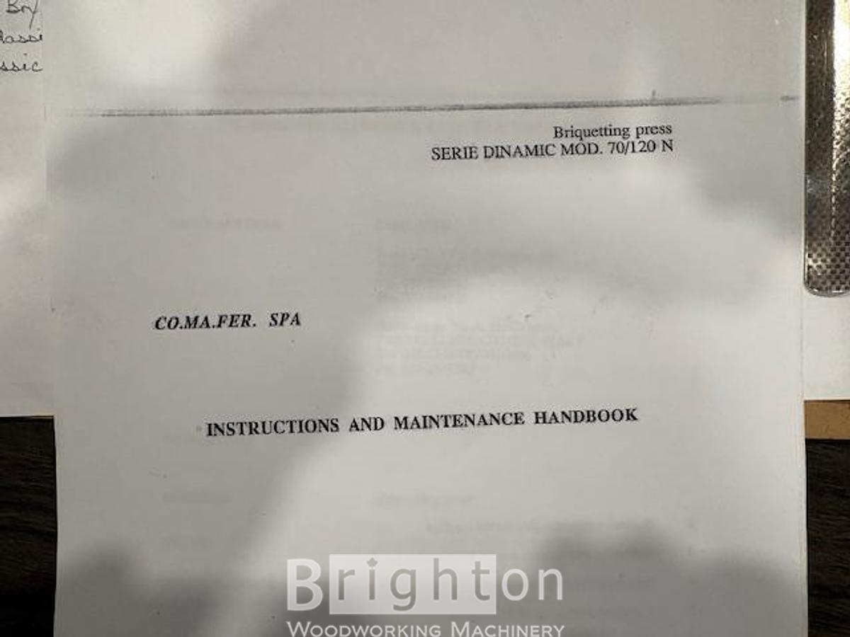 Used 1997 Comafer Briceheitatrice  70/120N used Briquetting Machine #BBM2755