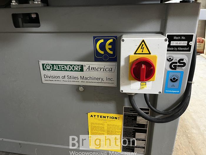 Used 2007 Altendorf WA8 Used Sliding Table Saw #BM2590