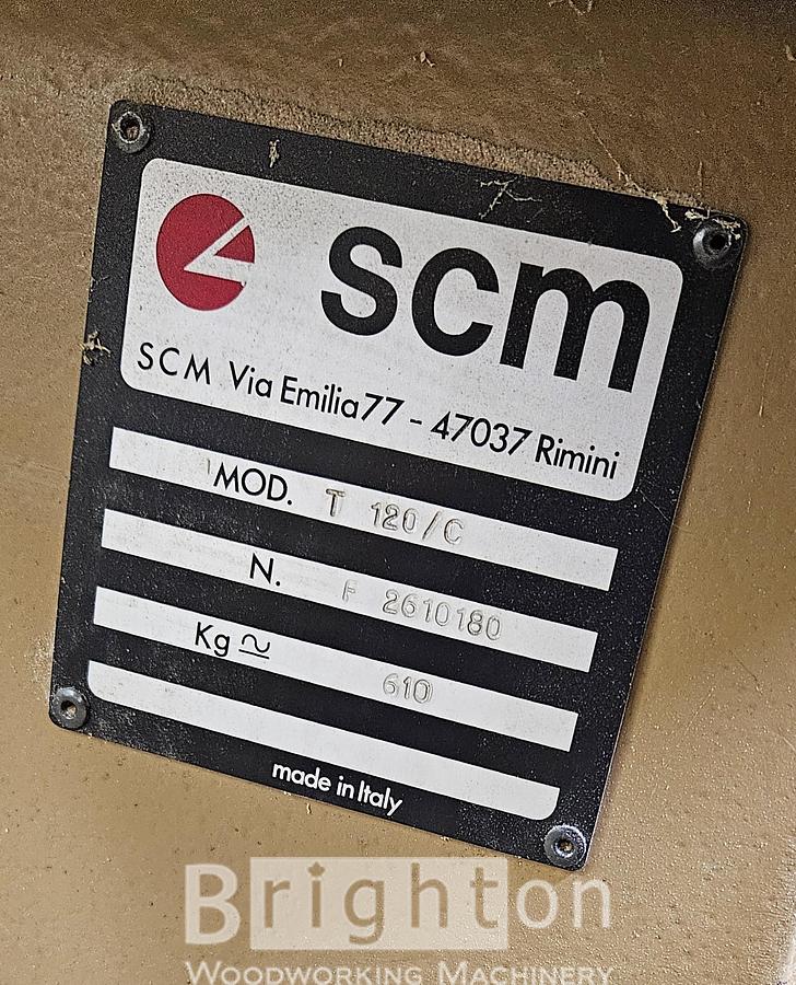 Used SCM T120 / C used heavy duty shaper #BM2701