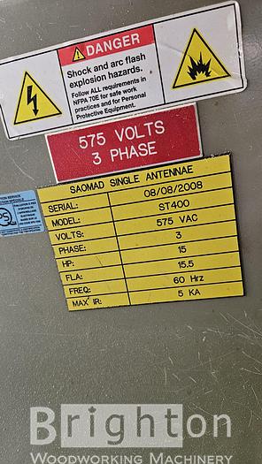 Used Soamad ST400 used Single End Tenoner. #BBM2696